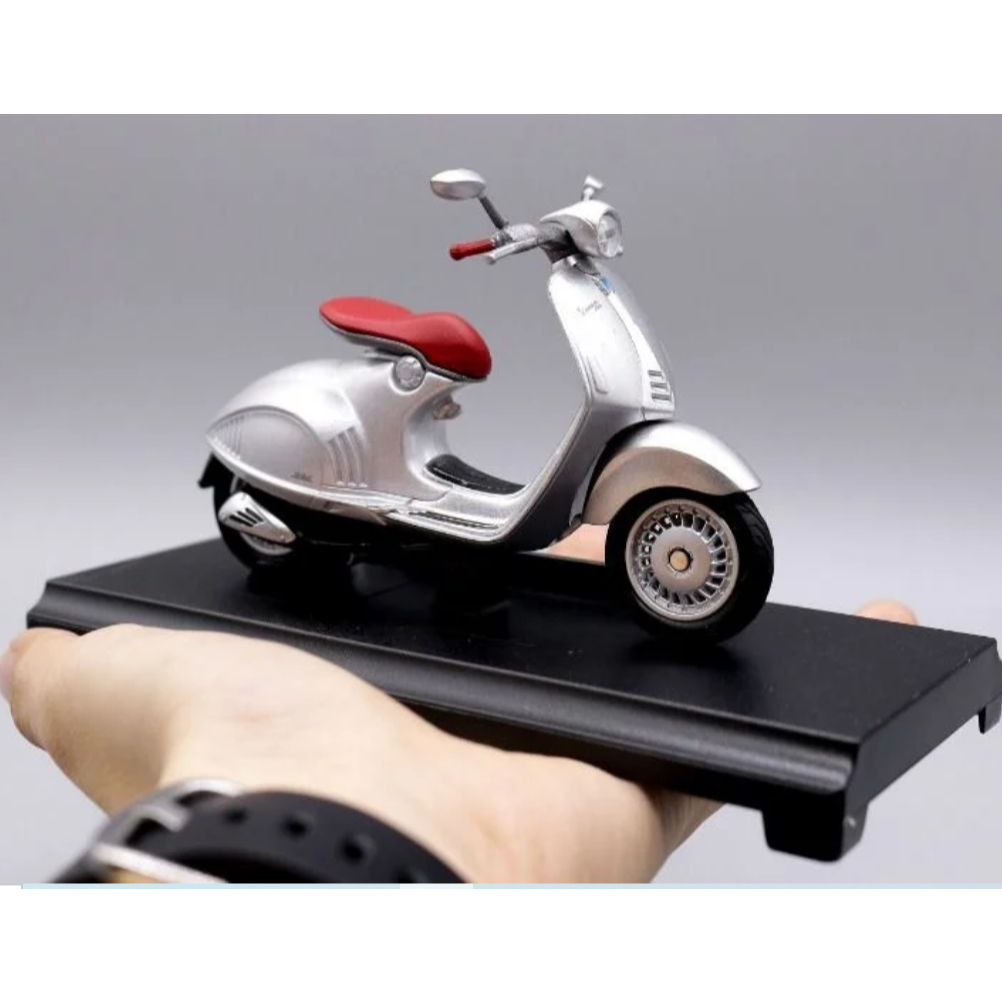 MÔ HÌNH XE VESPA 946 2014 SILVER 1:18 WELLY 7171G