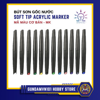   MÃ MK  BÚT SƠN DSPIAE MÀU THƯỜNG SOFT TIPPED MARKERS GỐC NƯỚC - tô mô hình gundam marker figure anime 