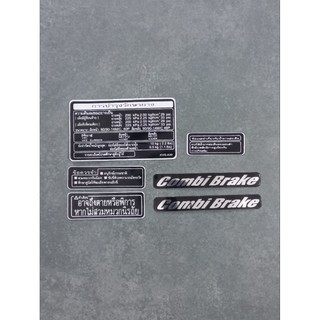 Bộ tem thông số chữ Thái dán thông dụng xe Honda