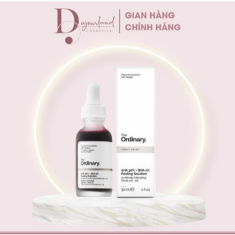 (co video+co bill) Thanh tẩy da AHA 30% + BHA 2% Peeling Solution - The Ordinary