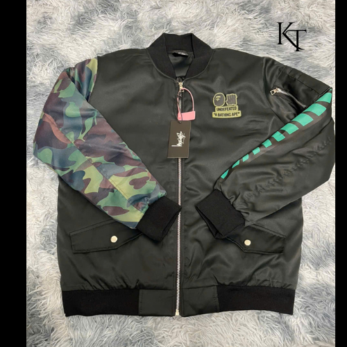 Áo Bomber Bape Cá Mập Thêu Nổi Trần Bông Siêu Ấm Hàng QC