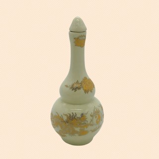 Nậm Thờ Men Vàng Kim - Chợ Sứ Bát Tràng - Hàng chuẩn loại 1
