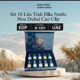 Sét 10 Tinh Dầu Dubai Dạng Lăn mùi phượng hoàng gold Nữ Thơm Lâu