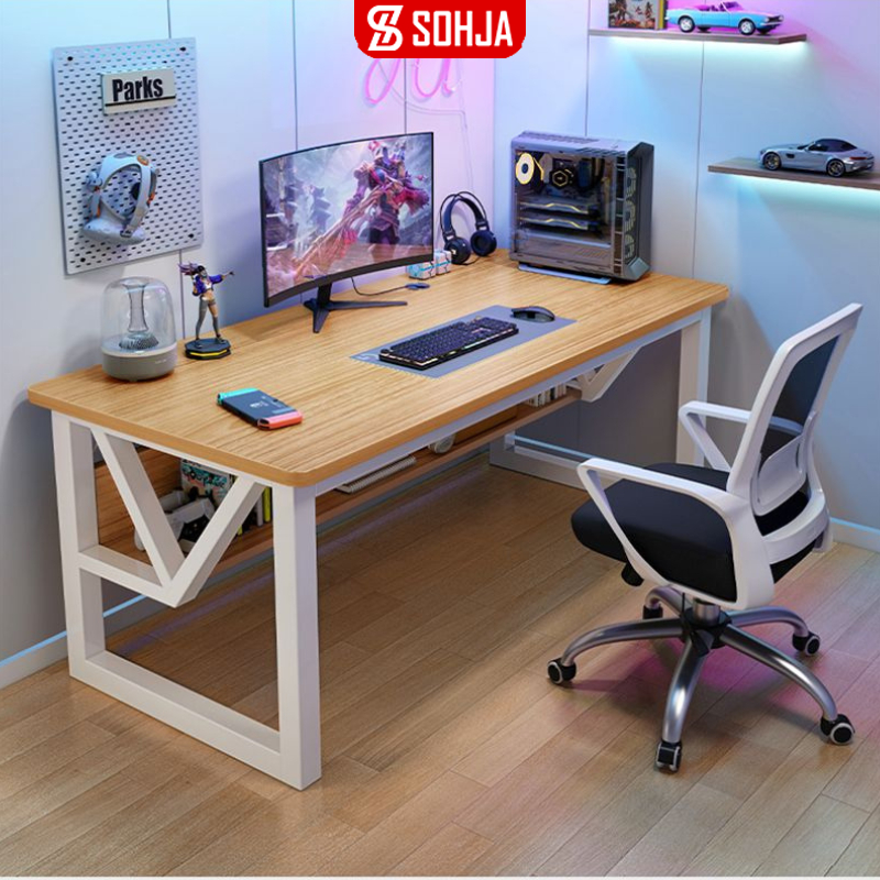 Bàn gaming bàn làm việc chân sắt cao cấp phong cách hiện đại thương hiệu SOHJA  - GM68
