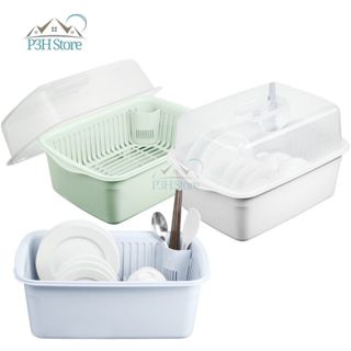 Kệ chén bát Inochi Tokyo có nắp đậy nhựa nguyên sinh kháng khuẩn và hạn chế rêu mốc P3H Store