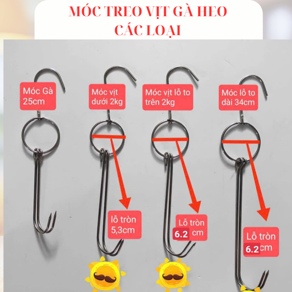 SET 10 MÓC TREO VỊT QUAY, GÀ QUAY, HEO QUAY