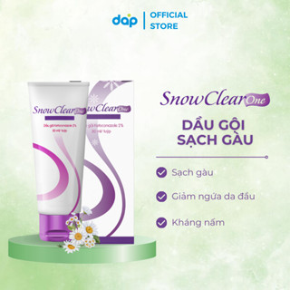 Dầu gội sạch gàu Snow Clear One tuýp 50ml hết ngứa dưỡng chất dầu dừa mềm tóc