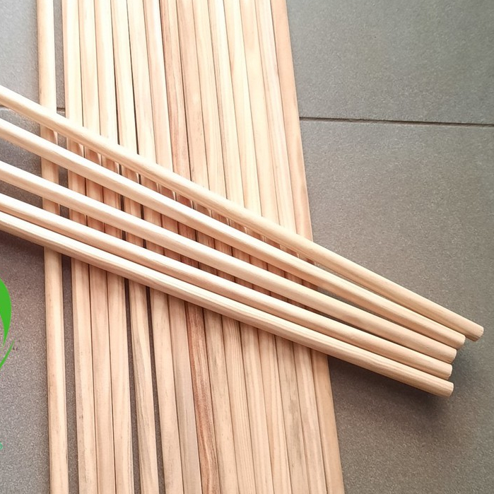 thanh gỗ tròn dài 40cm (phi 12, phi 15 ),thanh gỗ thông tròn phi 1ly2