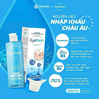 Dung Dịch Vệ Sinh Và Dưỡng Mắt Eyefresh Giúp Làm Sạch Bụi Bẩn, Hỗ Trợ Giảm Khô Mắt Chai 300ml