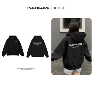    GIÁ TRẢI NGHIỆM   Áo Hoodie Nỉ Lông Cáo PLEASURE  Hình In Tráng Gương Boxy Form Châu Âu Dáng Rộng Unisex Nam Nữ Local 