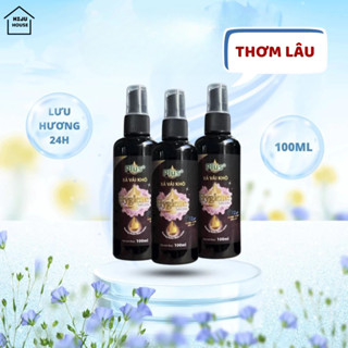  Nước xả vải khô Hygiene Plus+ dạng xịt100ml Làm Sạch Xịt Thơm Quần Áo Hygiene Thái Lan HIJU XT05 