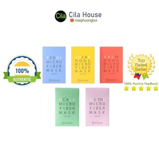  Hộp 10 Miếng Mặt Nạ Vải Vi Sợi Be Balance Micro Fiber Mask 3in1 Hỗ Trợ Dưỡng Sáng & Làm Đẹp Da 30ml 