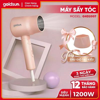 Máy sấy tóc Goldsun GHD2007 2 chế độ gió 3 mức nhiệt [Bảo hành 12 tháng]