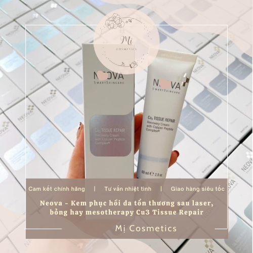 [Chính Hãng] Kem phục hồi da tổn thương sau laser, bỏng hay mesotherapy Cu3 Tissue Repair