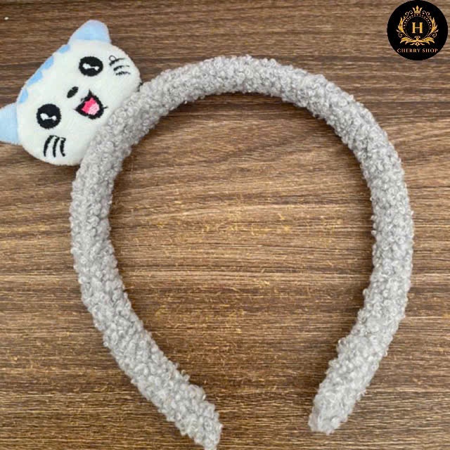 Bờm cài tóc rửa mặt hình thú, mèo, thỏ, gấu, cà rốt Hàn Quốc dễ thương cho nữ, cho bé (giao ngẫu nhi