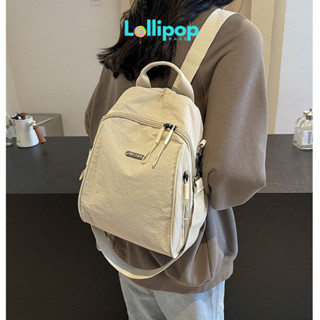 Balo Vải Oxford Cỡ Nhỏ Mini Cho Nữ Nhẹ Chống Nước Basic Backpack Đựng Đồ Tiện Ích - LOLLIPOP BAGS