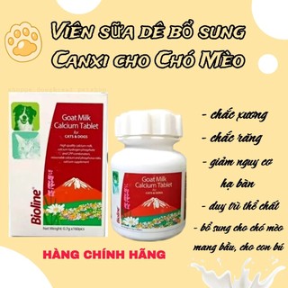 CANXI SỮA DÊ DÀNH CHO CHÓ MÈO BIOLINE
