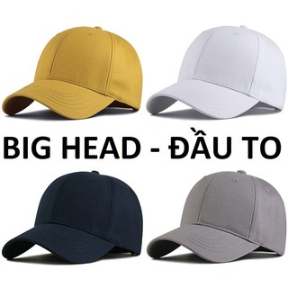  Mũ lưỡi trai nón kết big size cỡ lớn cho nam đầu to  chu vi 59-65cm  