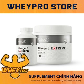 Ostrovit Omega3 Extreme Fish Oil - Dầu cá nhân ba hàm lượng (90/180 Viên)