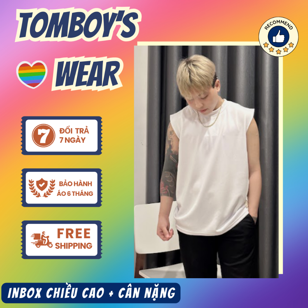 Áo Tanktop Lót Nịt Cố Định Ngực Tomboy Thể Thao Nữ Form Rộng Tập Gym Bóng Rổ Chống Sốc Bigsize Bản T