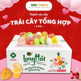 Thùng thạch Rau câu Long Hải vị trái cây tổng hợp thơm ngon date mới |Đảo Thạch
