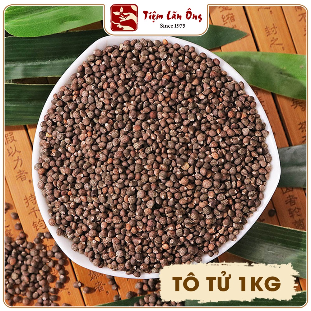 Tô tử 1kg, hạt tía tô, khô, thơm, sạch - Tiệm lãn ông