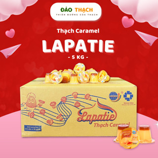 Thùng thạch Caramel Lapatie trứng rời Long Hải thơm ngon |Đảo Thạch