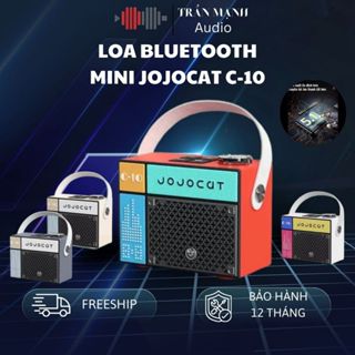  Loa bluetooth mini hình hộp C-10 Xtrem3 JOJOCAT chất âm mạnh hợp thời trang treble đầy đủ pin sử dụng 6-8h liên tục 
