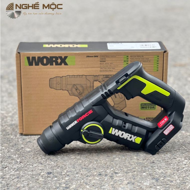 Máy khoan đục bê tông dùng pin 20V Worx WU380S.9