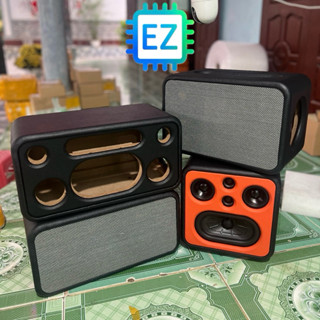 Thùng loa, box loa 2.1 bo cạnh cho combo Sub boombox 3 dùng cộng hưởng bọc da ecang hoàn thiện