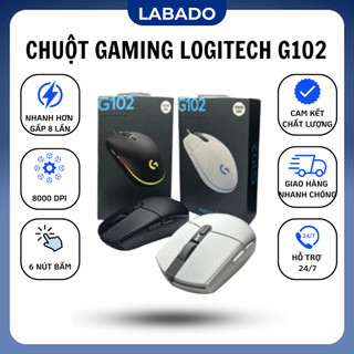  Chuột gaming logitech G102 chuột chơi game Led RGB 8000DPI- LABADO CG102 