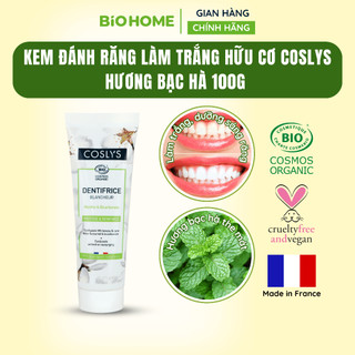 Kem đánh răng hữu cơ trắng răng Coslys (100ml)