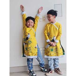 Rập giấy A0 áo dài bé trai mã AD37