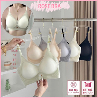 [Loại 1] [Lùi 1 Size] Áo Lót Su Tàng Hình Nữ Hàng Đẹp Mút Dày Thông Hơi Thoáng Khí Không Gọng [RO500]