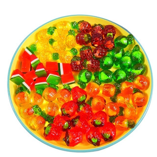  1KG KẸO DẺO CHIP CHIP CÓ NHÂN TRÁI CÂY THƠM NGON 