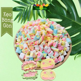 ( Sỉ 1kg ) Kẹo Bông Gòn Marshmallow Mix Nhiều Hình Siêu Xinh TACASA SHOP