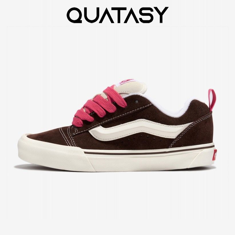 Giày sneaker Vans Knu Skool Brown Pink chính hãng