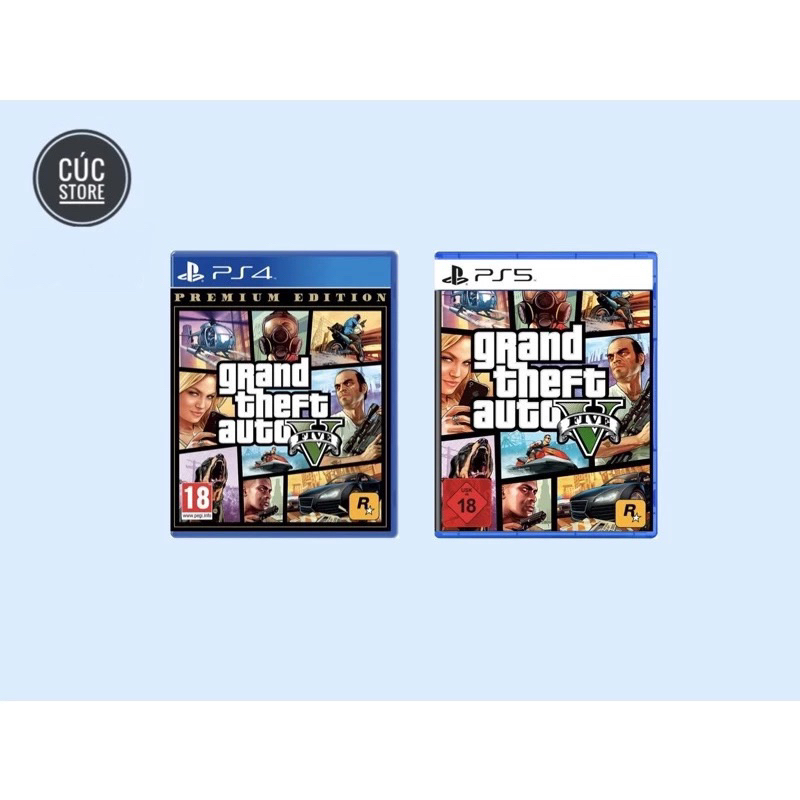Đĩa chơi game PS4 / PS5: Grand Theft Auto V ( GTA 5)