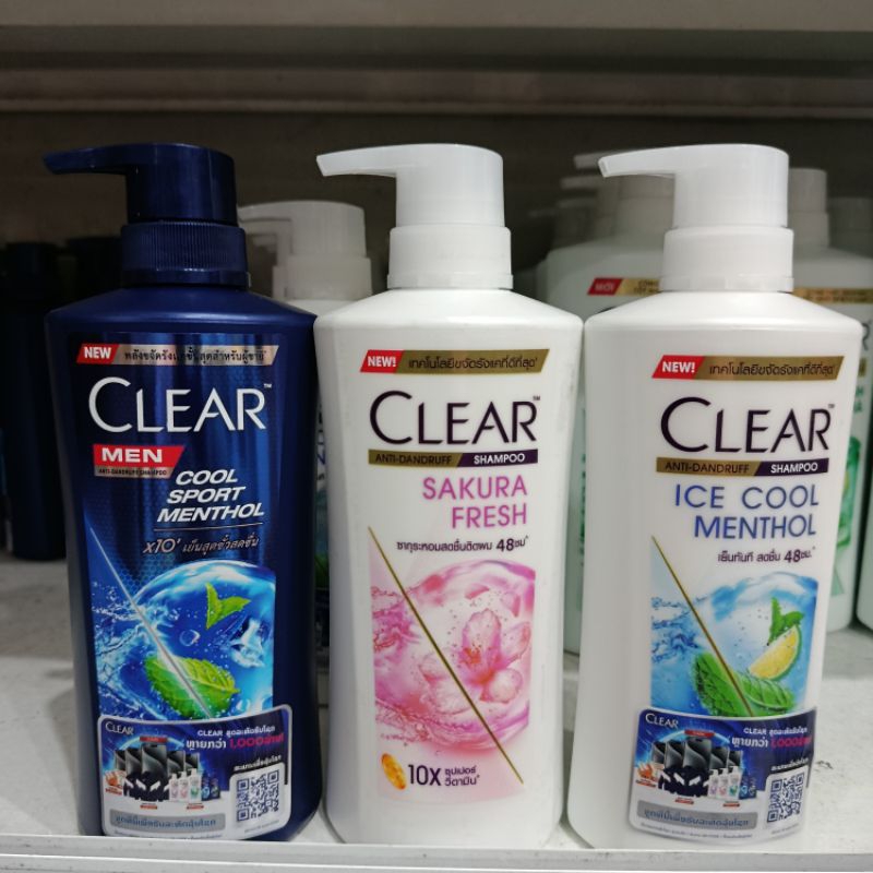 DẦU GỘI CLEAR THÁI LAN 390ml