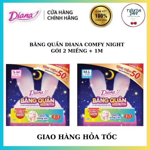 Băng quần Diana COMFY NIGHT gói 2 miếng