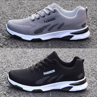 Giày thể thao nam fashion đế chống trơn trượt Sport 2 màu vải dệt thoáng khí