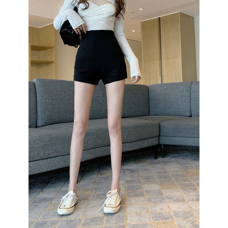 Quần Sooc Ido Cạp Cao Khoá Sau Chất Umi Co Dãn Ôm Dáng | BigBuy360 - bigbuy360.vn