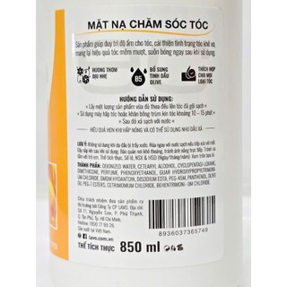 Hấp Dầu Ủ Tóc Suôn Mượt Spaline 850ml