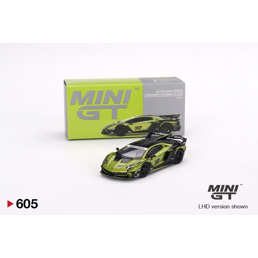 Xe mô hình Mini GT Lamborghini Aventador GT EVO LB-Silhouette Works