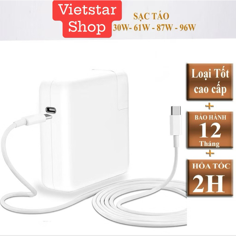 Sạc Nhanh { Loại Chính Hãng} Laptop Tao Pro/Air M1 M2 M3 M4 PRO 1 Pro 2 15inch 16inch