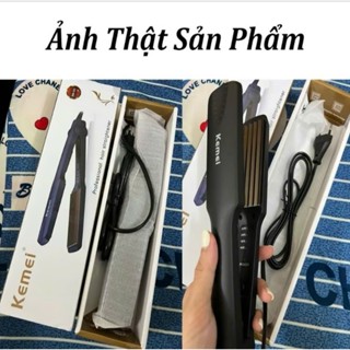  Máy Dập Xù Tóc KEMEI 332 Chức năng dập xù bấm xù  bấm mè tạo kiểu tóc làm phồng chân tóc bản to 
