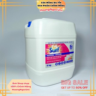  Nước giặt Surf can lớn 9kg hương xả vải đậm đặc gấp 5 lần giá rẻ và tiết kiệm chính hãng Unilever 