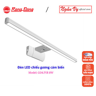Đèn LED chiếu gương cảm biến chuyển động công suất 8W Rạng Đông - Model: G04.PIR 8W