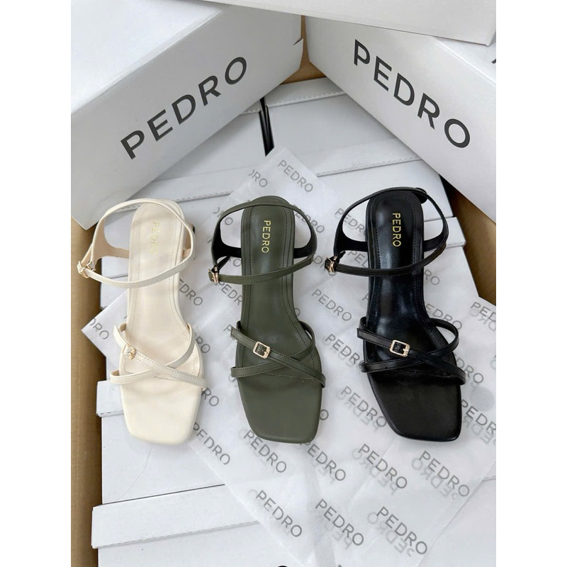 Sandal cao gót pedro khoá xin fullbox