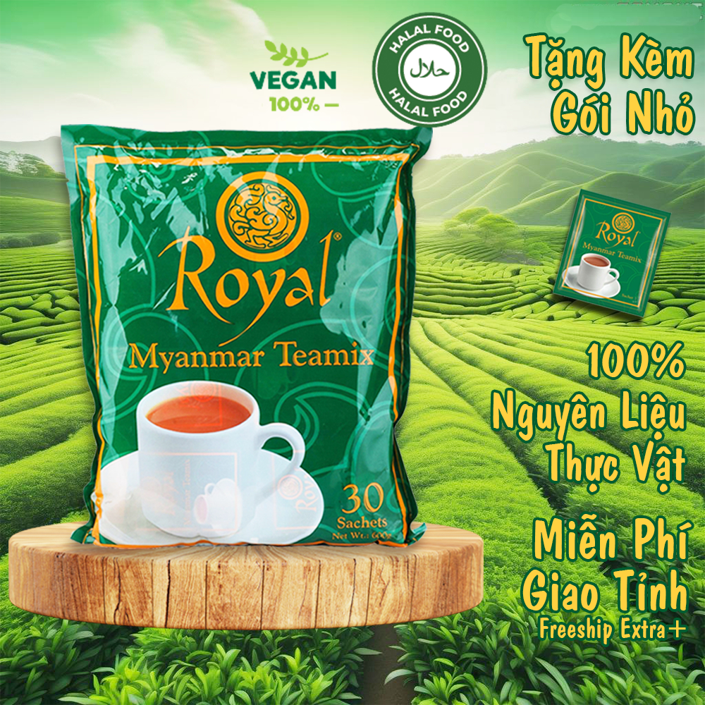   TẶNG THÊM GÓI NHỎ  TRÀ SỮA HOÀ TAN ROYAL MYANMAR - DATE 2026 - TOP BÁN CHẠY SHOPEE TỪ 2014 